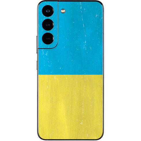 Ukraine Flag Distressed Galaxy S22 Skin